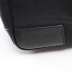 Gucci Handbag G Logo Black Canvas Leather — view 6