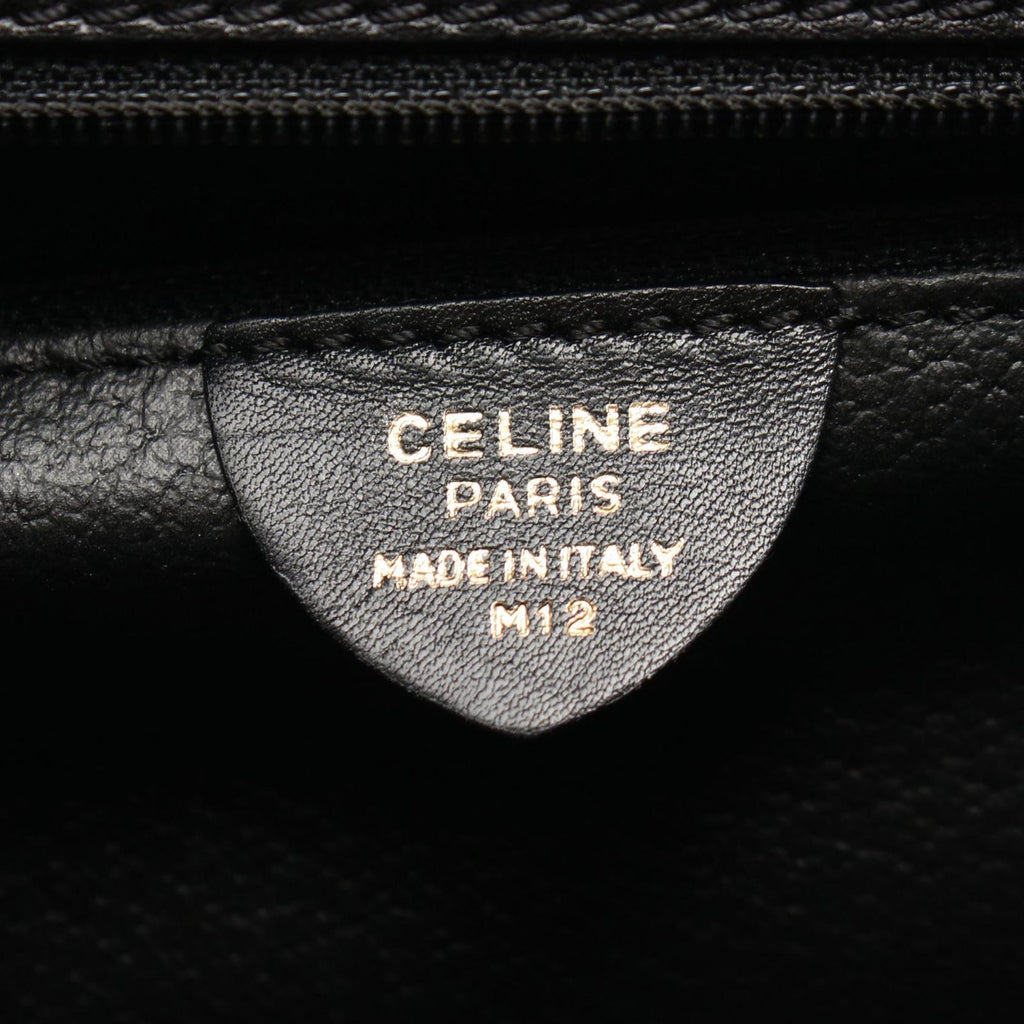 Celine Handbag Gancini Black Leather 2-Way — view 4