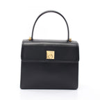 Celine Handbag Gancini Black Leather 2-Way