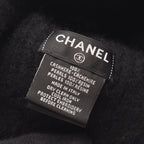 Chanel Knit Cap Pearl Logo Hat — view 4