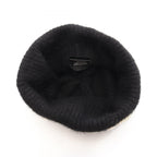 Chanel Knit Cap Pearl Logo Hat — view 3