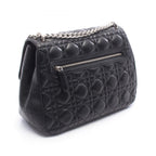 Dior Shoulder Bag Miss Dior Cannage Black Lambskin Chain — view 2