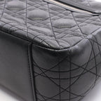 Dior Shoulder Bag Miss Dior Cannage Black Lambskin Chain — view 6