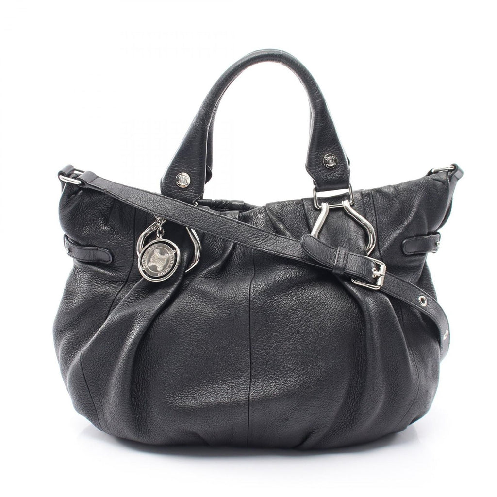 Celine Shoulder Bag Pillow 2-Way Leather