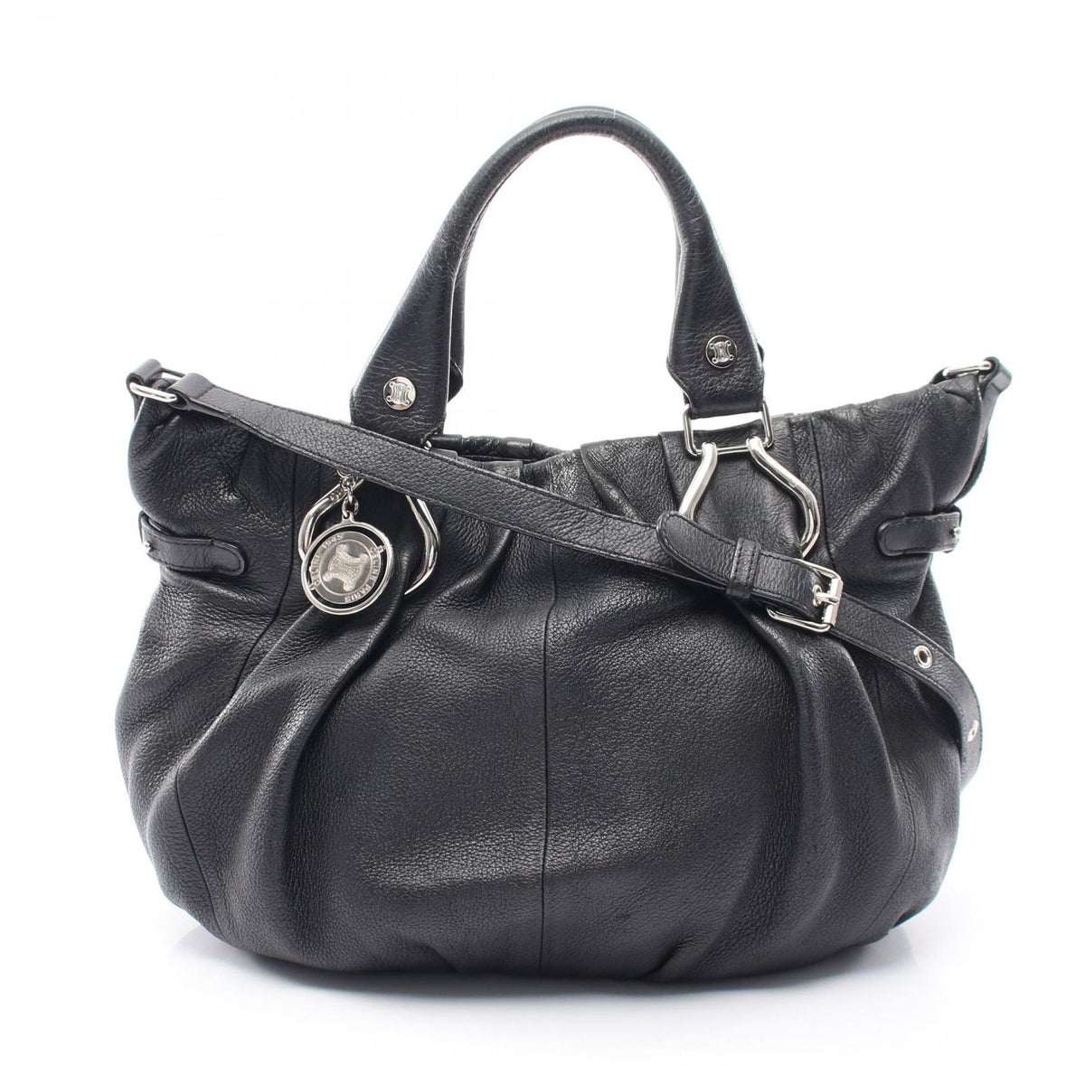 Celine Shoulder Bag Pillow 2-Way Leather