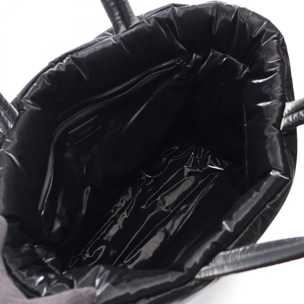 Saint Laurent Paris Tote Wide Puffer Black Nylon — view 3