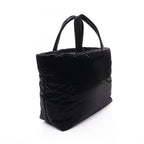Saint Laurent Paris Tote Wide Puffer Black Nylon — view 2