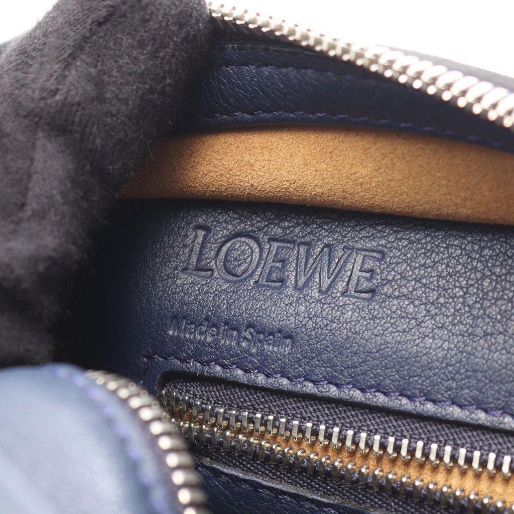 Loewe Handbag Amazona 23 2-Way Navy Leather — view 4
