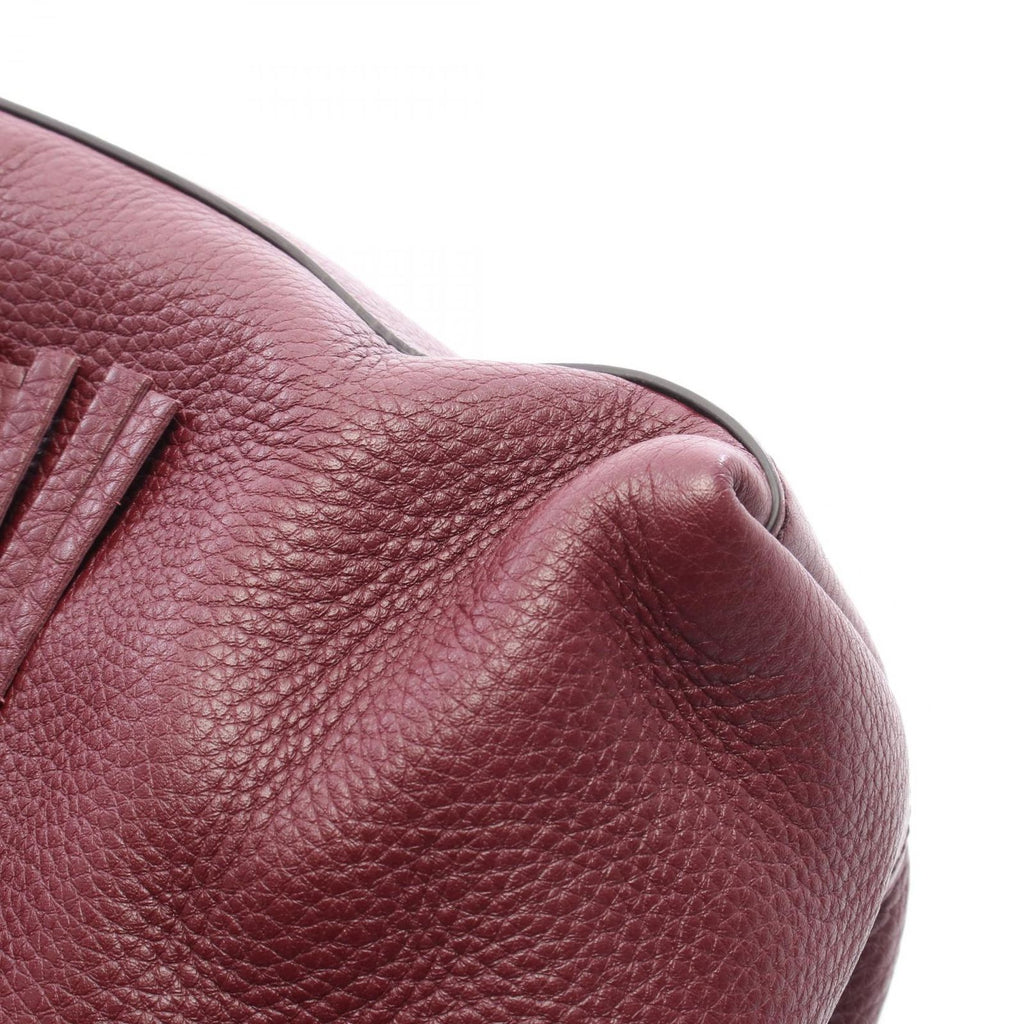 Gucci Tote Soho Interlocking G 2-Way Burgundy Leather — view 6