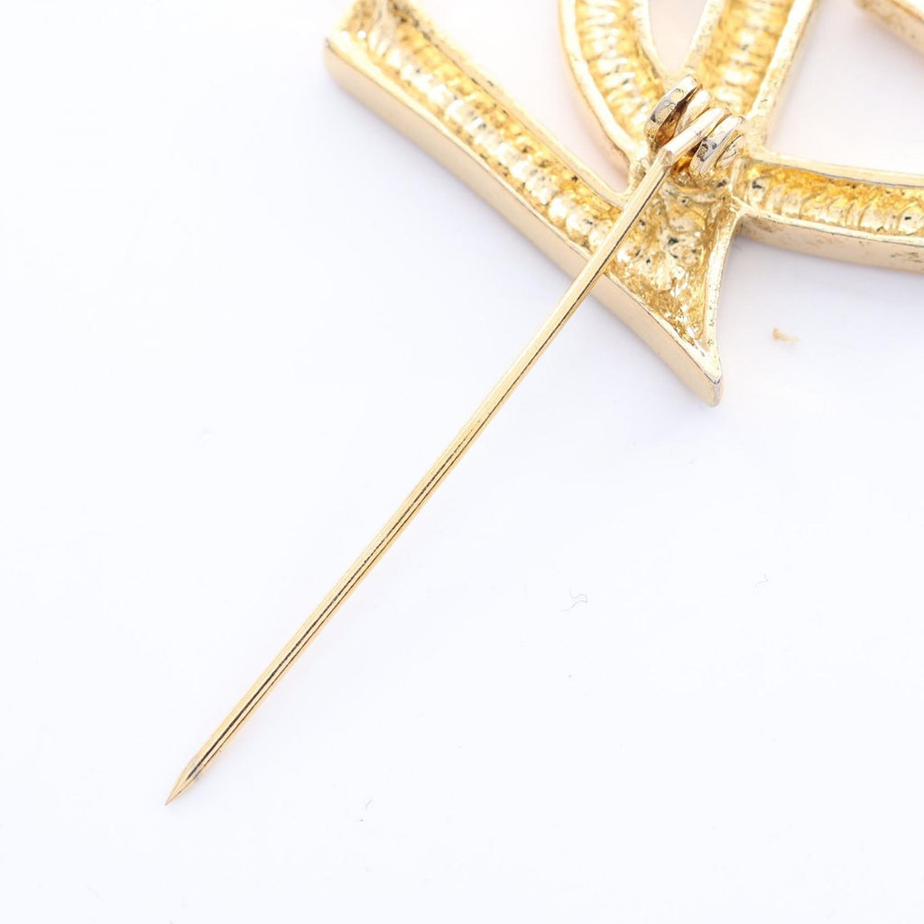 Saint Laurent Brooch Logo — view 4