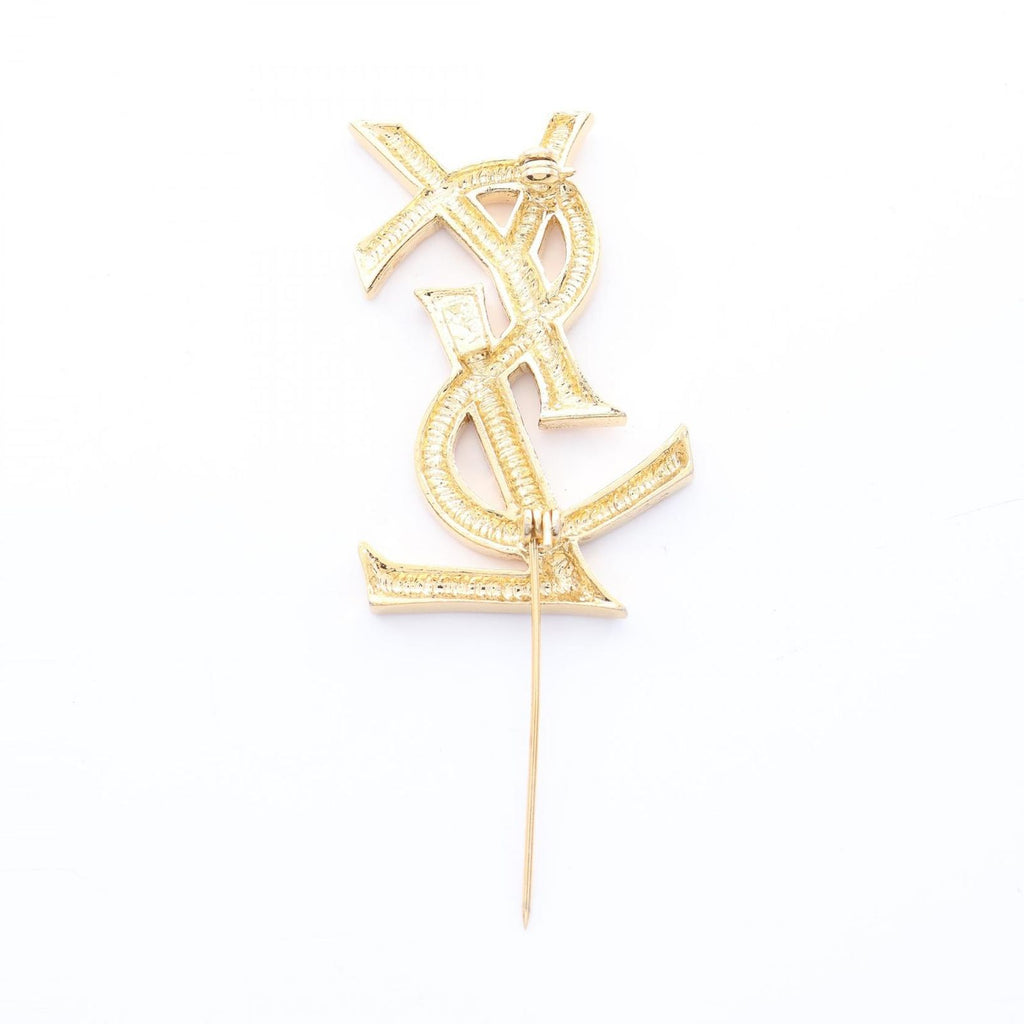 Saint Laurent Brooch Logo — view 2