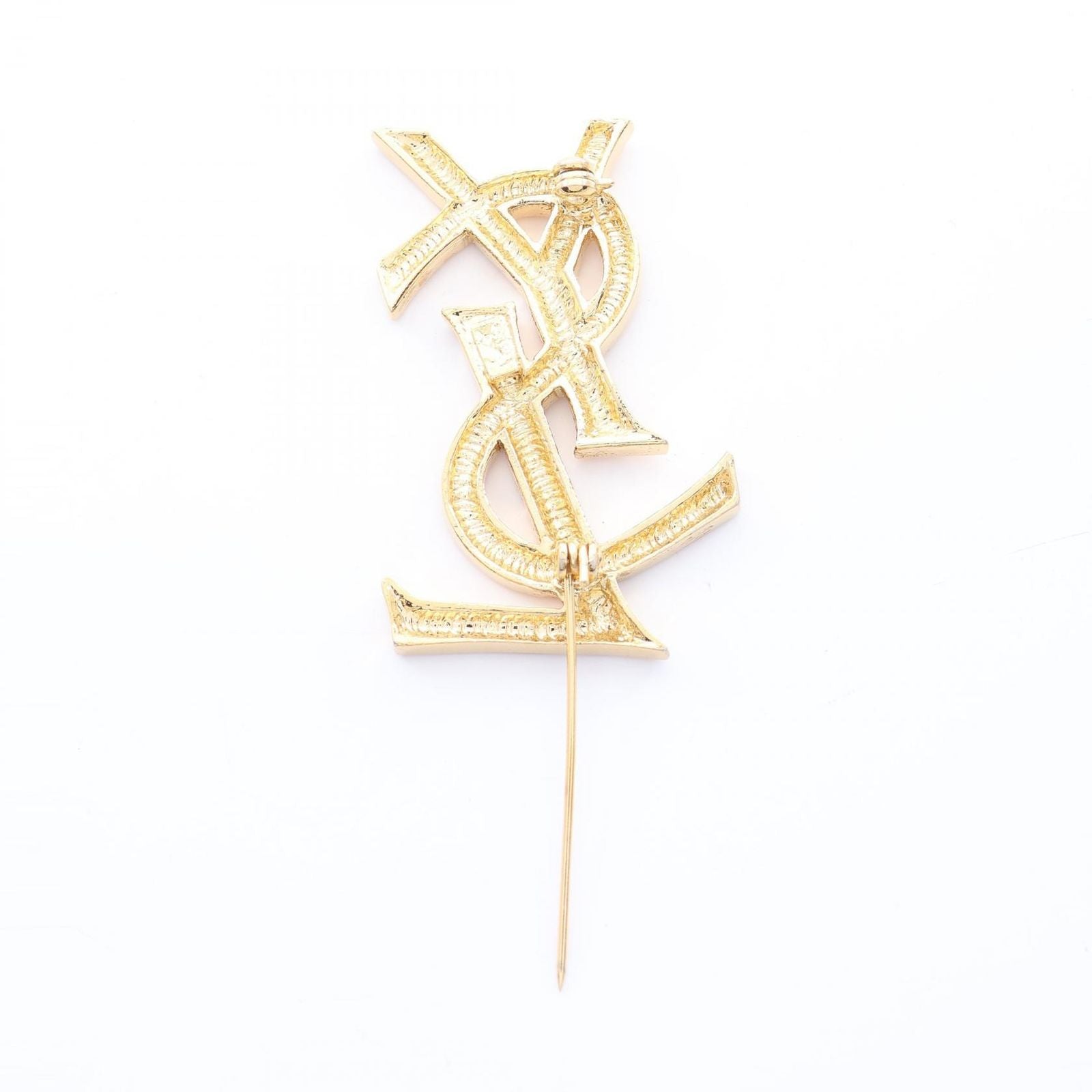 Saint Laurent Brooch Logo — view 2