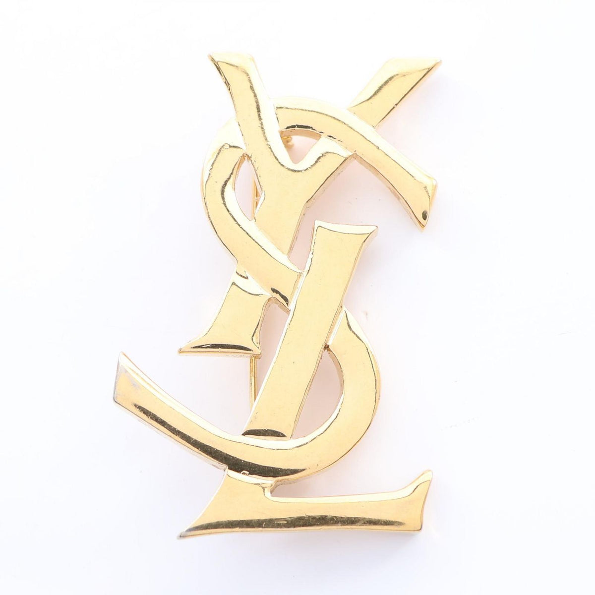 Saint Laurent Brooch Logo
