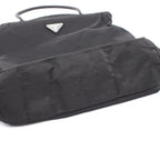Prada Handbag Tessuto Black Nylon Triangle Logo — view 7