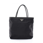 Prada Handbag Tessuto Black Nylon Triangle Logo