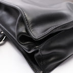 Prada Shoulder Bag Soft Sound Large Black Red White Leather — view 5