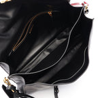 Prada Shoulder Bag Soft Sound Large Black Red White Leather — view 3