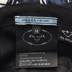 Prada Hat Re-Nylon Plaid Bucket Nylon Hat — view 4
