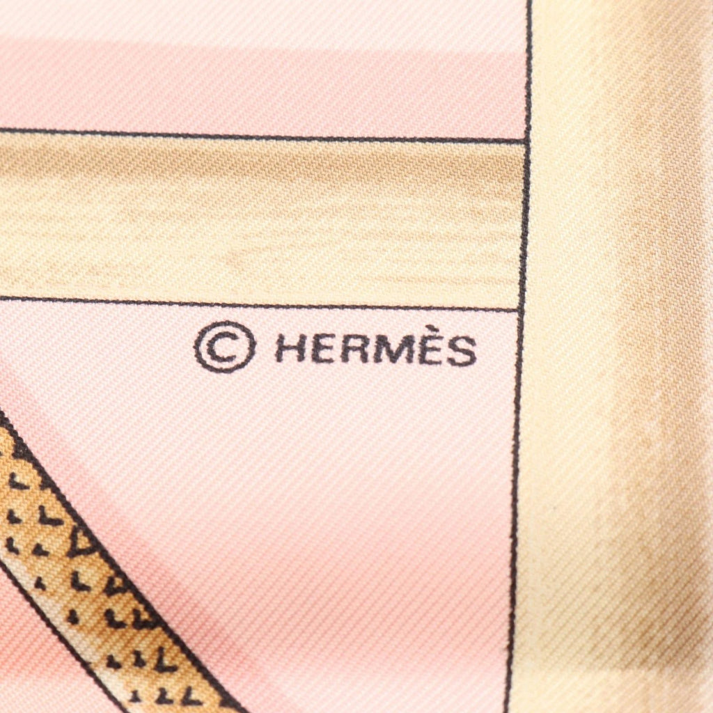 Hermes Scarf Carre 90 Cannes & Pommeaux Silk — view 2