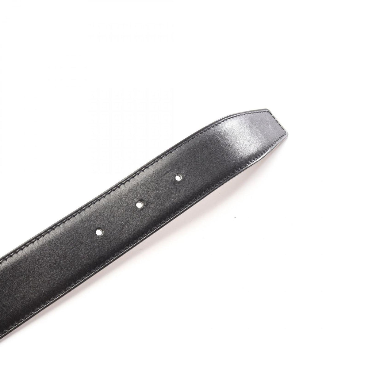 Hermes Belt Constance H Reversible Black Calfskin — view 3