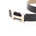 Hermes Belt Constance H Reversible Black Calfskin — view 2