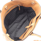 Prada Tote Ctiy Calfskin 2-Way Brown Leather — view 3