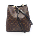 Louis Vuitton Shoulder Bag Neo Noe Noir Leather