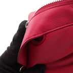 Bottega Veneta Clutch Magenta Leather — view 7