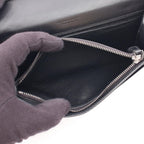Bottega Veneta Bifold Wallet Intrecciato Black Leather — view 4