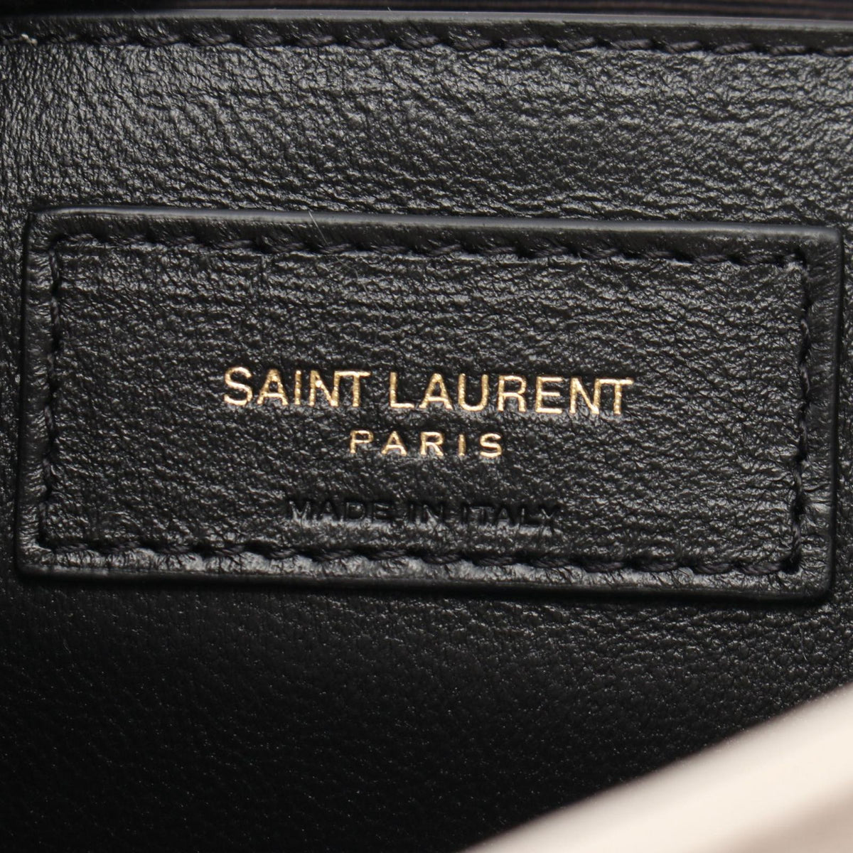 Saint Laurent Paris Shoulder Bag Monogram Mini Nolita Ivory Leather — view 4