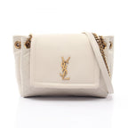 Saint Laurent Paris Shoulder Bag Monogram Mini Nolita Ivory Leather