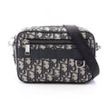 Dior Shoulder Bag Safari Oblique Ivory Navy Black Canvas Leather Mini