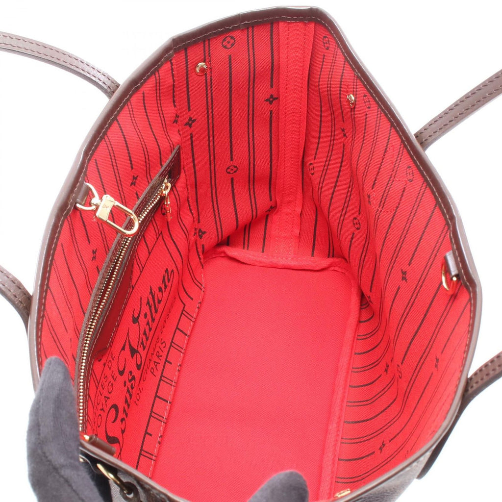 Louis Vuitton Tote Neverfull PM Damier Ebene Leather — view 3