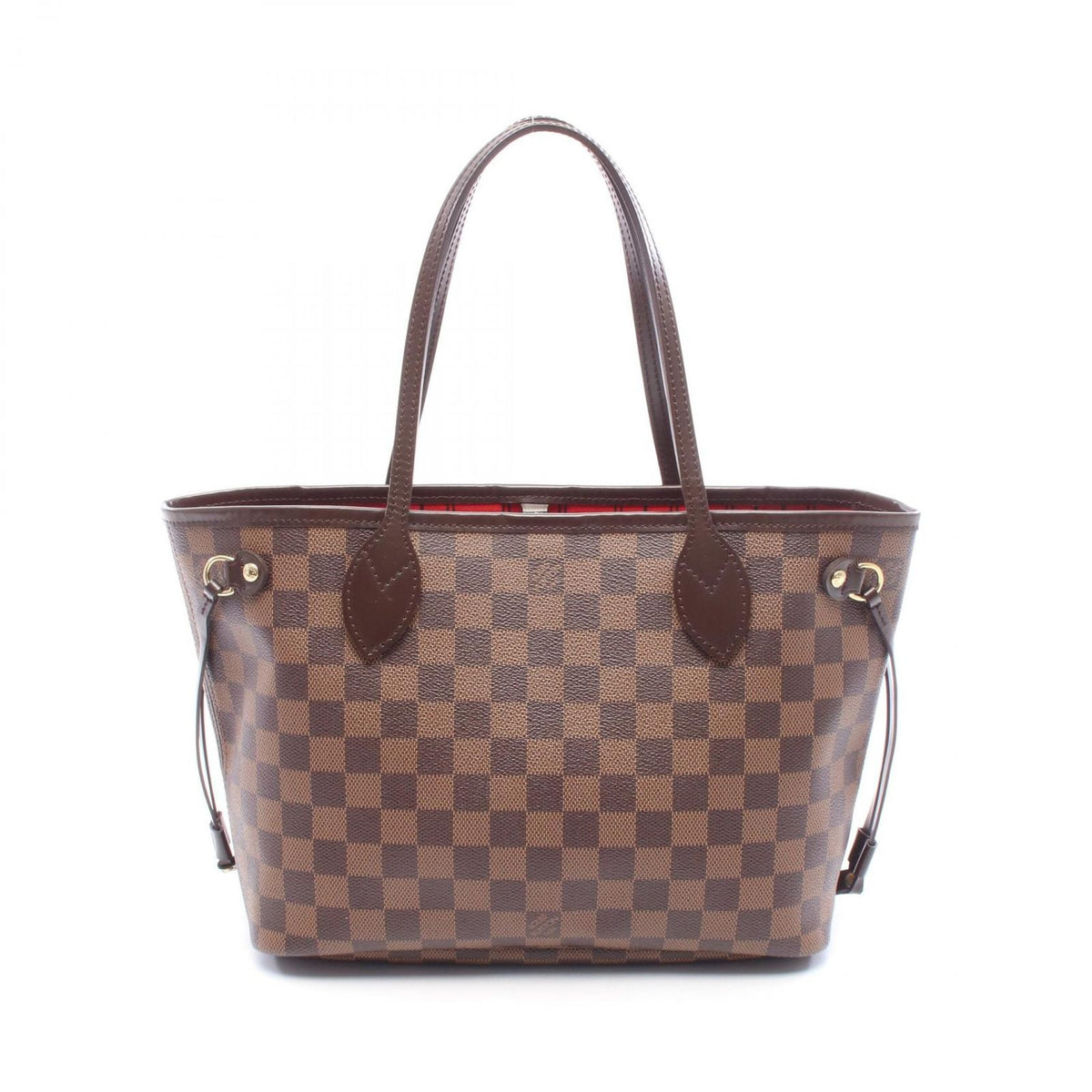 Louis Vuitton Tote Neverfull PM Damier Ebene Leather