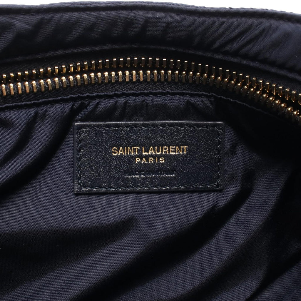 Saint Laurent Paris Shoulder Buckle Cassette Navy Red Nylon Leather Le 5 a 7 — view 4