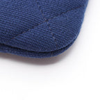 Chanel Clutch Quilted Blue Cotton — view 7