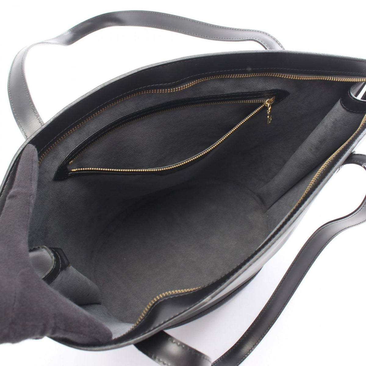 Louis Vuitton Shoulder Bag Saint Jacques Shopping Epi Noir Leather — view 3