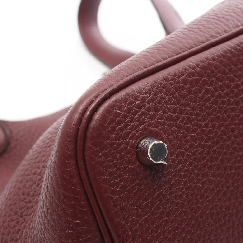 Hermes Handbag Picotin Lock MM Rouge Ash — view 7
