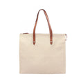 Hermes Tote Cabas Mirror MM Ecru Fauve