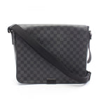Louis Vuitton Shoulder Bag District GM Damier Graphite Leather