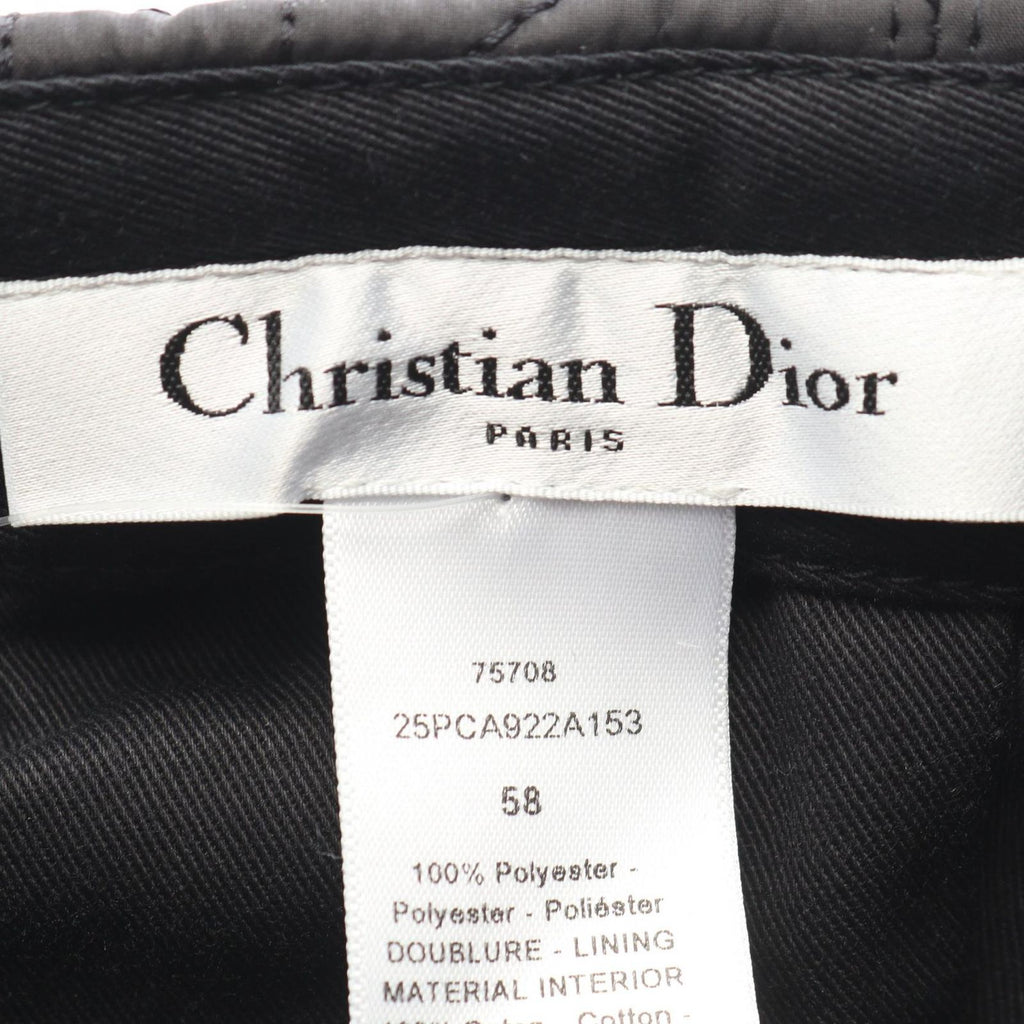 Dior Cap D-player Cannage Quilted Cap Hat — view 4
