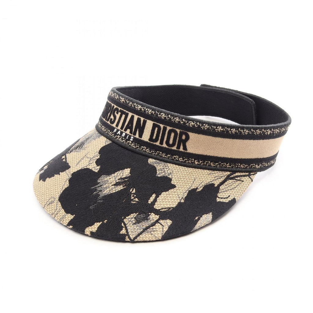 Dior Sun Visor Logo Canvas Hat