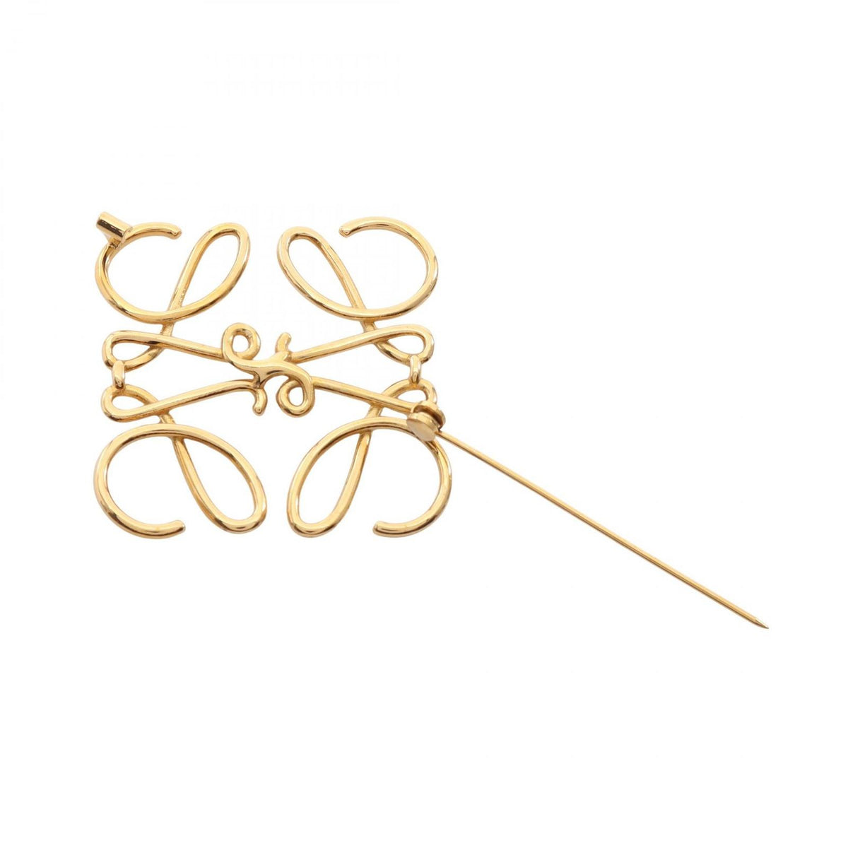 Loewe Brooch Anagram Gold — view 2