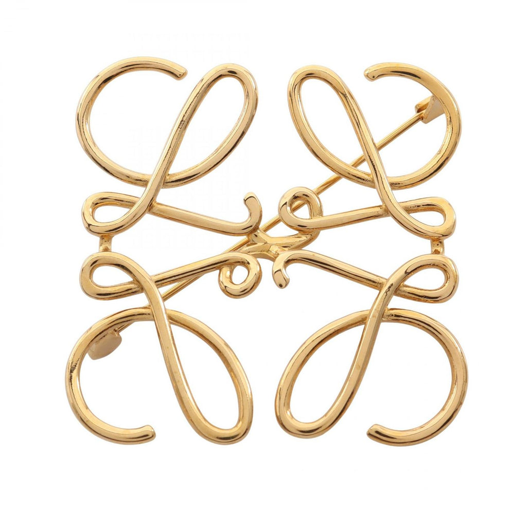 Loewe Brooch Anagram Gold