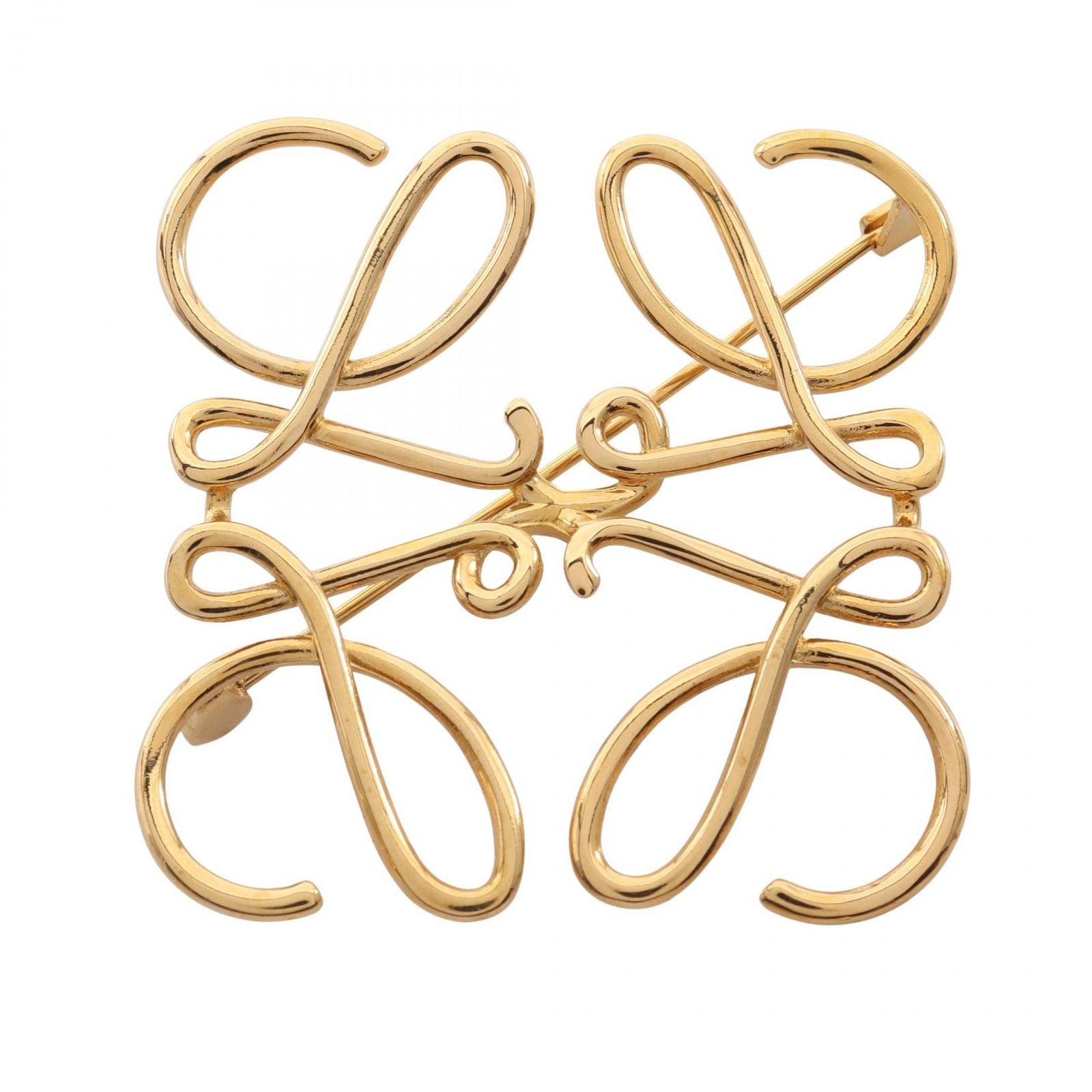 Loewe Brooch Anagram Gold