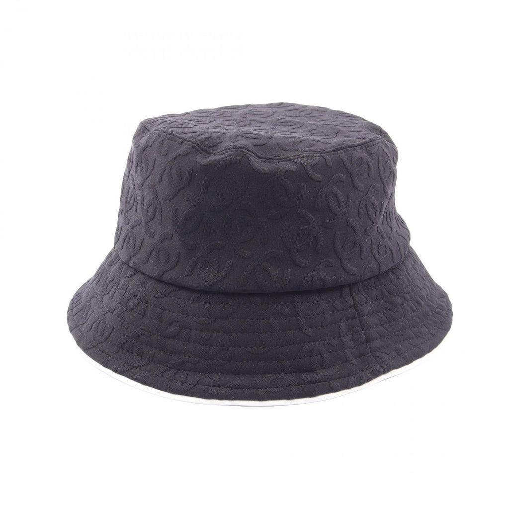 Chanel Hat CC Logo Bucket Nylon Pattern Hat