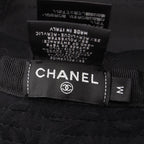Chanel Hat CC Logo Bucket Nylon Pattern Hat — view 4