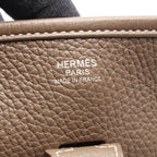 Hermes Shoulder Bag Evelyne 3 Trois PM Etoupe — view 4