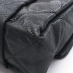 Chanel Shoulder Bag Quilted Black Leather Chain — view 6