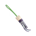 Hermes Charm Chouette Vert Yucca Cles Purple Peppermint Keychain — view 2